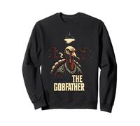 The Gobfather, fête de Thanksgiving Amusante et rétro à la Dinde Sweatshirt