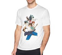 The God of Hig-H School Men's T-Shirt Adult Short Sleeve Tee Fashion Summer Tops Manches Courtes(Large)