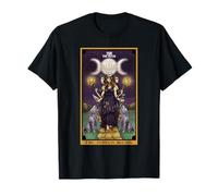The Goddess Hecate The Moon Tarot Carte Triple Moon Wheel T-Shirt