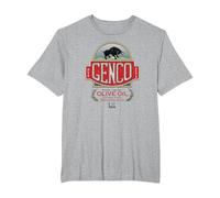 The Godfather Genco Olive Oil T-Shirt, Homme Grandes Tailles, Gris Chiné, 3X Tall