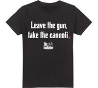 The Godfather - "Gun Cannoli" T-shirt pour homme TV7051 (XL) (Noir)