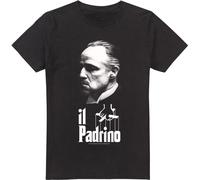 The Godfather - "Il Padrino" T-shirt pour homme TV6995 (L) (Noir)