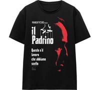 The Godfather - "Italian Profile" T-shirt Homme/Femme Unie TV15727 (L) (Noir)