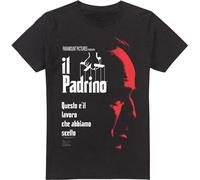The Godfather - "Italian Profile" T-shirt pour homme TV7050 (S) (Noir)