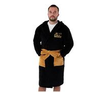The Godfather La robe de chambre à capuche noire pour homme | Canalisez votre Don intérieur avec cette robe de chambre Godfather | Confort et style classiques pour vos soirées confortables