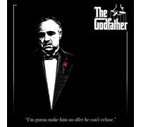 The Godfather (Red Rose 40 x 40 cm Toile Imprimée