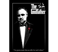 The Godfather (Red Rose 60 x 80 cm Toile Imprimée