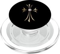 The Gold Cross Diamond2 PopSockets PopGrip pour MagSafe