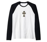 The Gold Pave Star Cross Manche Raglan