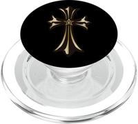 The Gold Star Cross PopSockets PopGrip pour MagSafe