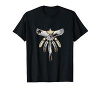 The Gold Tipped Eagle Five Feather T-Shirt Graphique avec Valeur