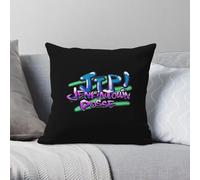 The Goldbergs Jtp Jenkintown Posse Taie d'oreiller carrée Polyester Lin Velours Creative Zip Decor Taie d'oreiller Canapé Housse de coussin