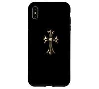 The Golden Beryl Cross Diamonds Coque pour iPhone XS Max