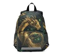 The Golden Dragon Sac à dos pour enfants et tout-petits, sac à dos pour garçons et filles, sac de voyage pour maternelle