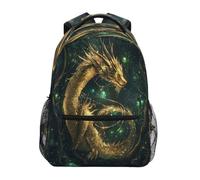 The Golden Dragon Sac à dos pour enfants garçons filles étudiants grands sacs à dos pour école primaire sac à bandoulière sac à livres