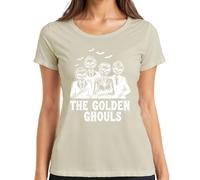 The Golden Ghouls Halloween Squelette Mamie Parodie Horreur T-shirt pour femme, naturel, M