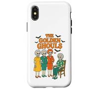 The Golden Ghouls Squelette Chauve-Souris rétro drôle Effrayant Coque pour iPhone X/XS