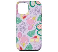 The Golden Girls Retro Tropical Repeating Icons Funny TV Coque pour iPhone 12/12 Pro