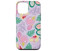 The Golden Girls Retro Tropical Repeating Icons Funny TV Coque pour iPhone 12 Mini