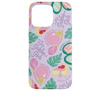 The Golden Girls Retro Tropical Repeating Icons Funny TV Coque pour iPhone 15 Pro Max