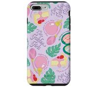 The Golden Girls Retro Tropical Repeating Icons Funny TV Coque pour iPhone 7 Plus/8 Plus