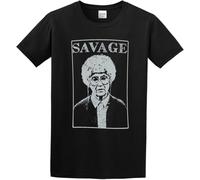 The Golden Girls Sophia is Savage Cotton Round Neck Tee Shirt for Men Black Manches Courtes(Small)