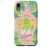 The Golden Girls Tropical Leaves Funny Venus Flytrap TV Show Coque pour iPhone XR