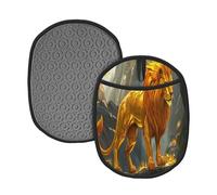 The Golden Lion Is Grand tapis de cuisine en silicone pour maniques de cuisine et restaurants 24 x 19 cm