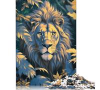 The Golden Lion Puzzle 1000 Pièces Educa Jouet en Bois Jeu D'Intelligence Décoration Intérieure Jeu Éducatif Challenge Toy Adultes & Enfants des 14 Ans 1000pcs (38x26cm)