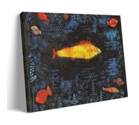 The Goldfish By Paul Klee Painter Poster Impression sur toile Décoration d'intérieur Chambre à coucher Décoration moderne Cadeau 60 x 90 cm