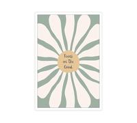 The Good Mental Health Poster - Positive Affirmations & Growth Mindset Art, Calming Corner Decor for Anxiety Relief, Dorm Room (Unframed,16x24inch(40x60cm))