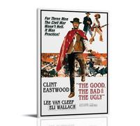 The Good The Bad And The Ugly 1966 Movie Toile Poster Décoration Salon Mur Art Chambre Peinture Impression Murale Peinture Art Moderne Home Boy Chambre Impression Peinture Murale Fille Vacances Mur