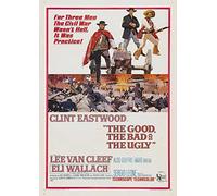 The Good The Bad And The Ugly Clint Eastwood Papier photo satiné Format A3 297 x 420 mm