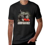 The Good The Bad & The Ugly T-Shirt s Boys Whites for a Boy Shirts Graphic Tees Heavy Weight for Men