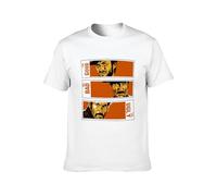The Good The Bad The Ugly Western Retro Movie Casual Round Neck T Shirt White 3XL