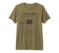 The Good Times Journal Amusant Motivation journalisme T-Shirt Haut de Gamme