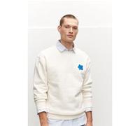 The Goodpeople Lpatch Sweater Off White Taille: S | Pulls Outlet | Homme | Blanche