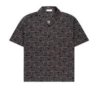 The GoodPeople - Seven Short Sleeve Shirt - Homme - Chemises - Brun - Taille: M