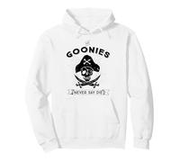 The Goonies Never Say Die Skull Pirate Logo Classique Amusant des années 80 Sweat à Capuche