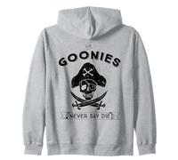 The Goonies Never Say Die Skull Pirate Logo Classique Amusant des années 80 Sweat à Capuche