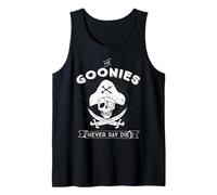 The Goonies Never Say Die Skull Pirate Logo Classique des années 80 Débardeur