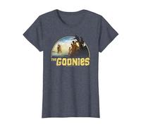 The Goonies Pirate Ship T-Shirt, Femme, Bleu Chiné, L