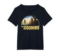 The Goonies Pirate Ship T-Shirt, Femme Grandes Tailles, Noir, 3X