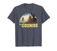The Goonies Pirate Ship T-Shirt, Homme, Bleu Chiné, XL