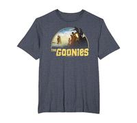The Goonies Pirate Ship T-Shirt, Homme Grandes Tailles, Bleu Chiné, 3X Tall