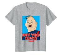 The Goonies Sloth Hey You Guys T-Shirt, Enfant, Gris Chiné, 6 Ans