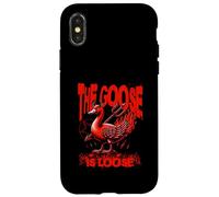 The Goose is Loose Funny Devil Halloween Coque pour iPhone X/XS