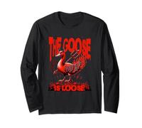 The Goose is Loose Funny Devil Halloween Manche Longue