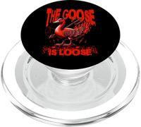 The Goose is Loose Funny Devil Halloween PopSockets PopGrip pour MagSafe