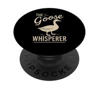 The Goose Whisperer Animal de Ferme Amusant pour Animal de Compagnie PopSockets PopGrip Adhésif